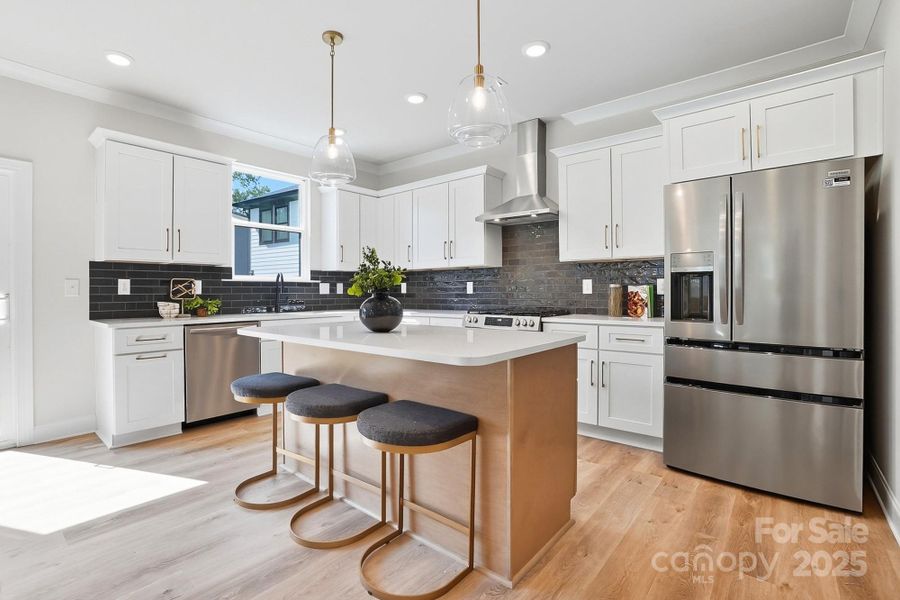 Furnished interior view inside a new home in , Charlotte (Image 7).