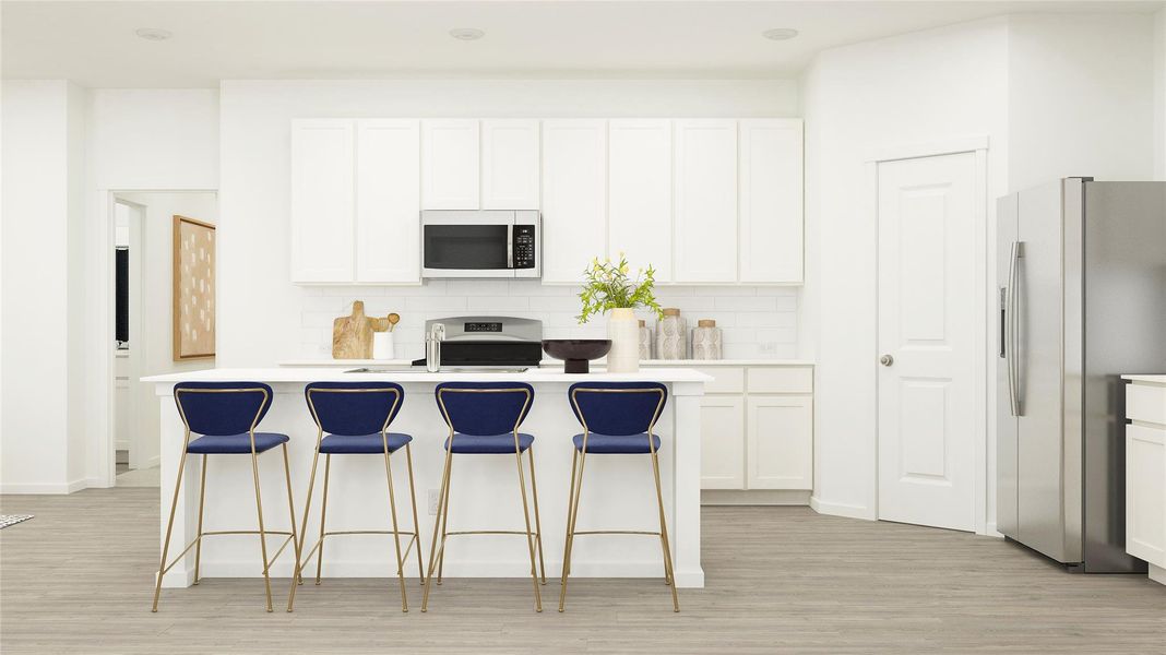 Furnished interior view inside a new home in Moore Landing, Magnolia (Image 10).