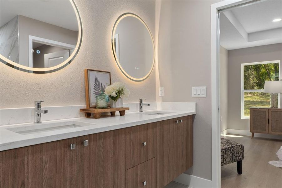 Furnished interior view inside a new home in , Inverness (Image 35).