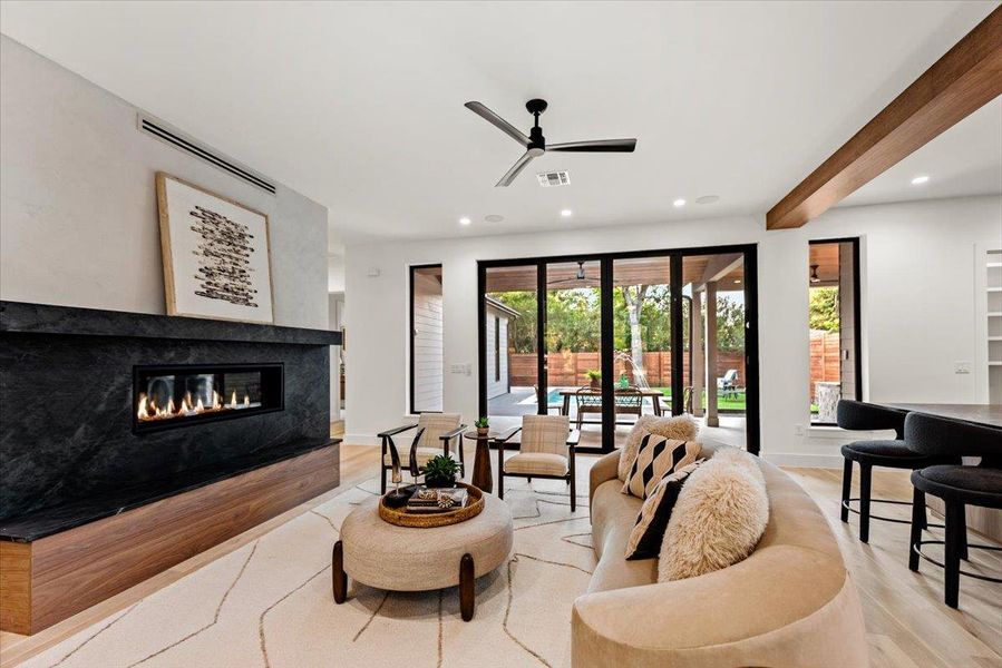 Furnished interior view inside a new home in , Austin (Image 10).