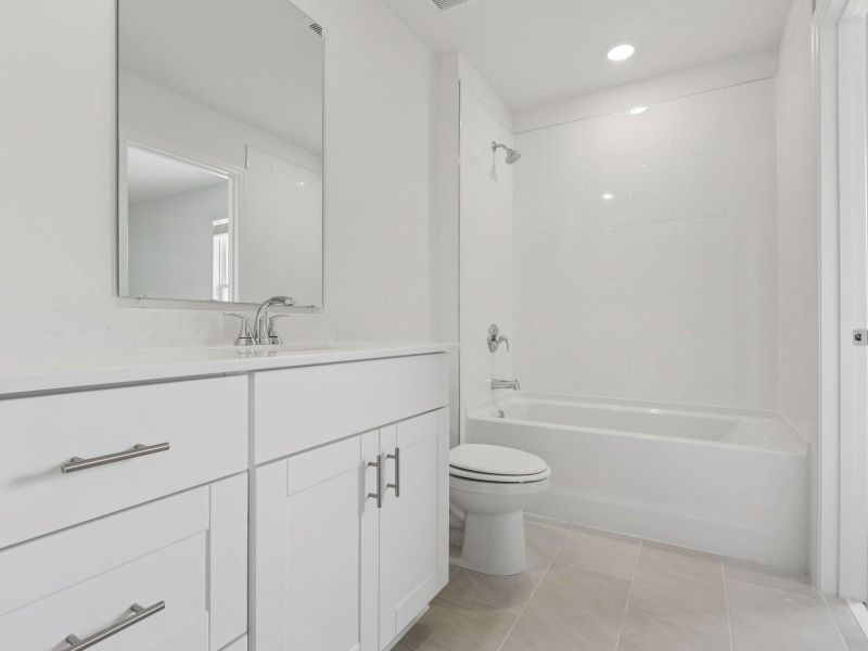 Furnished interior view inside a new home in The Meadow at Crossprairie Townes, St. Cloud (Image 6). Furnished interior view inside a new home in The Meadow at Crossprairie Townes, St. Cloud (Image 6).