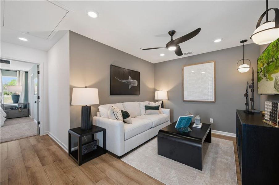 Furnished interior view inside a new home in Avery Landing, McDonough (Image 12).