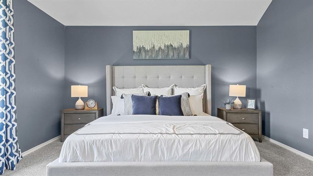 Furnished interior view inside a new home in Rosewood at Beltmill, Fort Worth (Image 25).