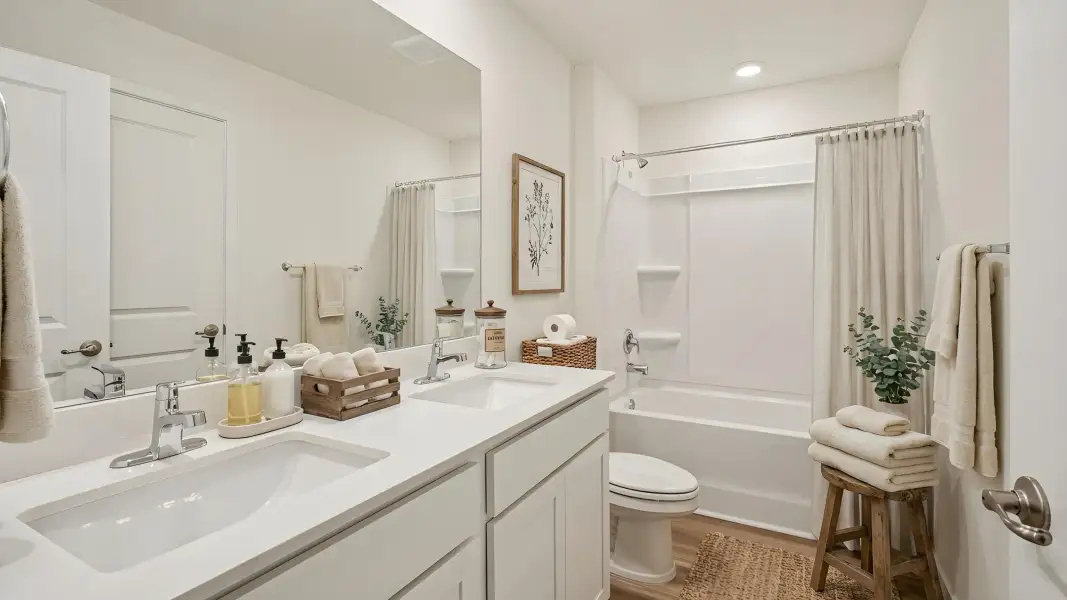 Furnished interior view inside a new home in Woodside at Ormond Station, Ormond Beach (Image 11).