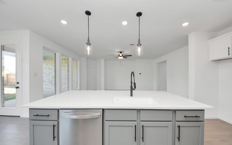 Furnished interior view inside a new home in Elyson, Katy (Image 5).