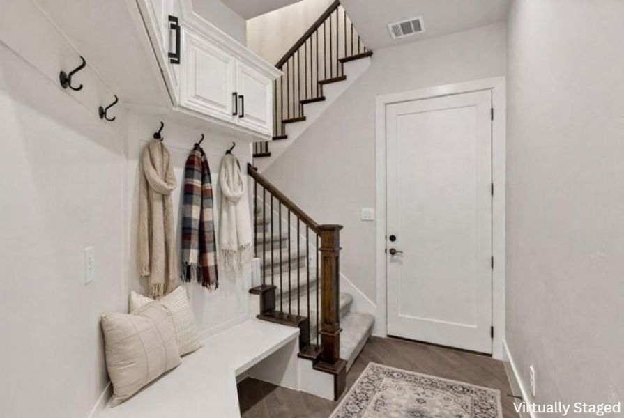 Furnished interior view inside a new home in , Aledo (Image 19). Furnished interior view inside a new home in , Aledo (Image 19).