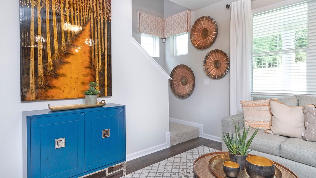 Representative furnished interior of a home built from the Cabral by D.R. Horton in Twin Lakes, Hoschton (Image 18).