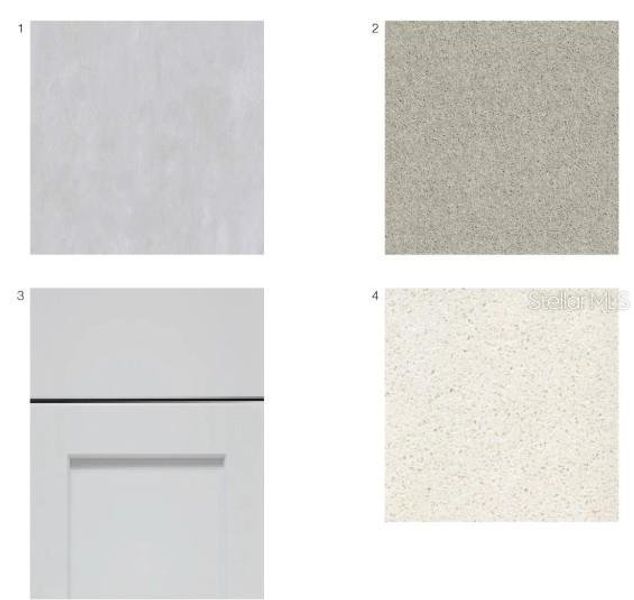 Sample of building materials used in homes in The Towns at Tiburon, Nokomis (Image 10).