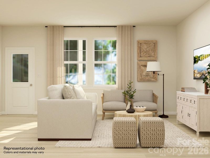 Furnished interior view inside a new home in Village of Waxhaw, Waxhaw (Image 4).