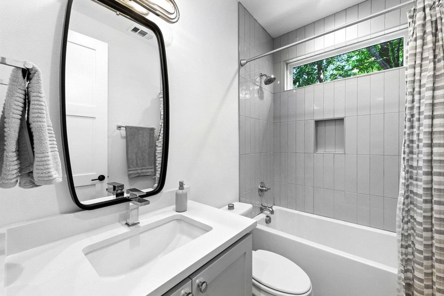 Bathroom #2 on 2nd floor, associated with bedroom #2. Bathroom #2 on 2nd floor, associated with bedroom #2.