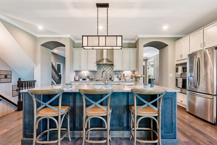 Representative furnished interior of a home built from the Everett by Fischer Homes in Stonehaven, Hoschton (Image 3).