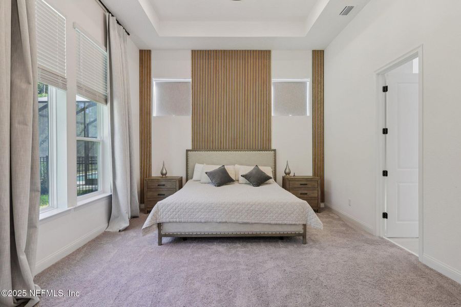 Furnished interior view inside a new home in Tamaya, Jacksonville (Image 38). Furnished interior view inside a new home in Tamaya, Jacksonville (Image 38).