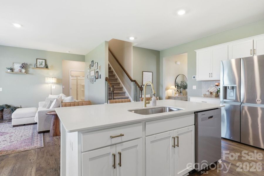 Furnished interior view inside a new home in , Fletcher (Image 4).