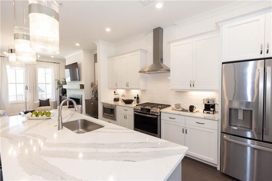 Furnished interior view inside a new home in Waterside Condos, Peachtree Corners (Image 10).