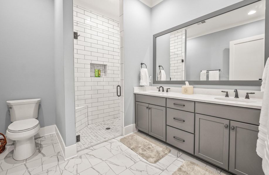 Furnished interior view inside a new home in , Beaufort (Image 49).