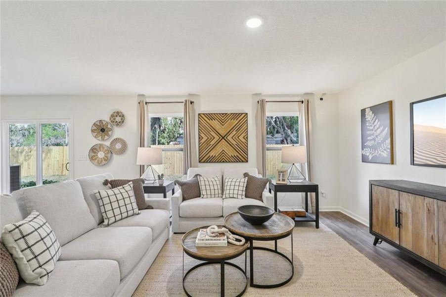 Furnished interior view inside a new home in , Dalton (Image 4).