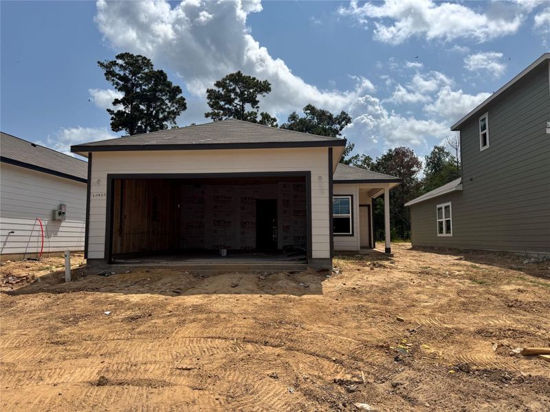 In-progress construction of a new home in Maple Heights, Porter, TX (Image 21).