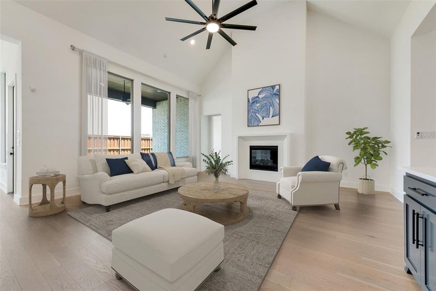 Furnished interior view inside a new home in Quail Hollow, Rockwall (Image 11). Furnished interior view inside a new home in Quail Hollow, Rockwall (Image 11).