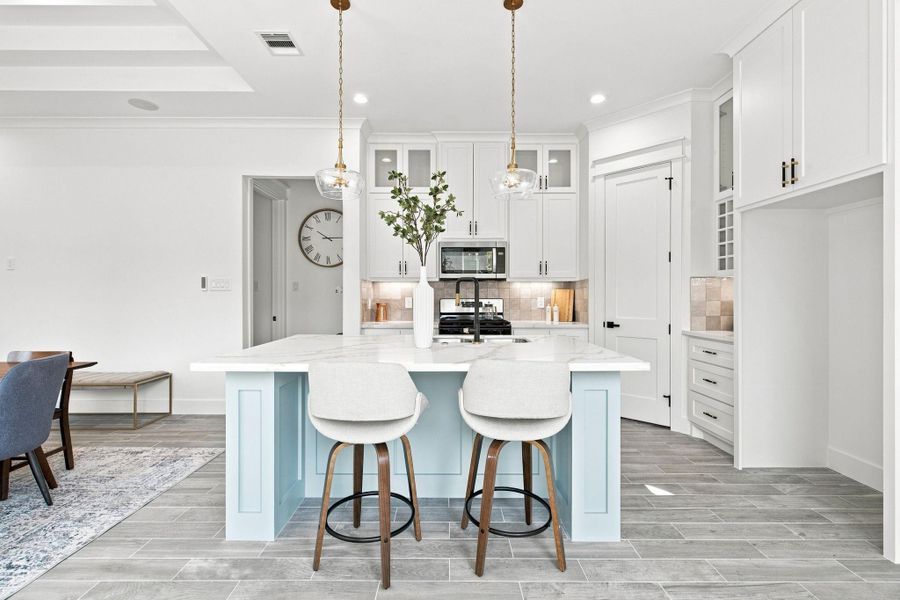 Furnished interior view inside a new home in , Houston (Image 9).