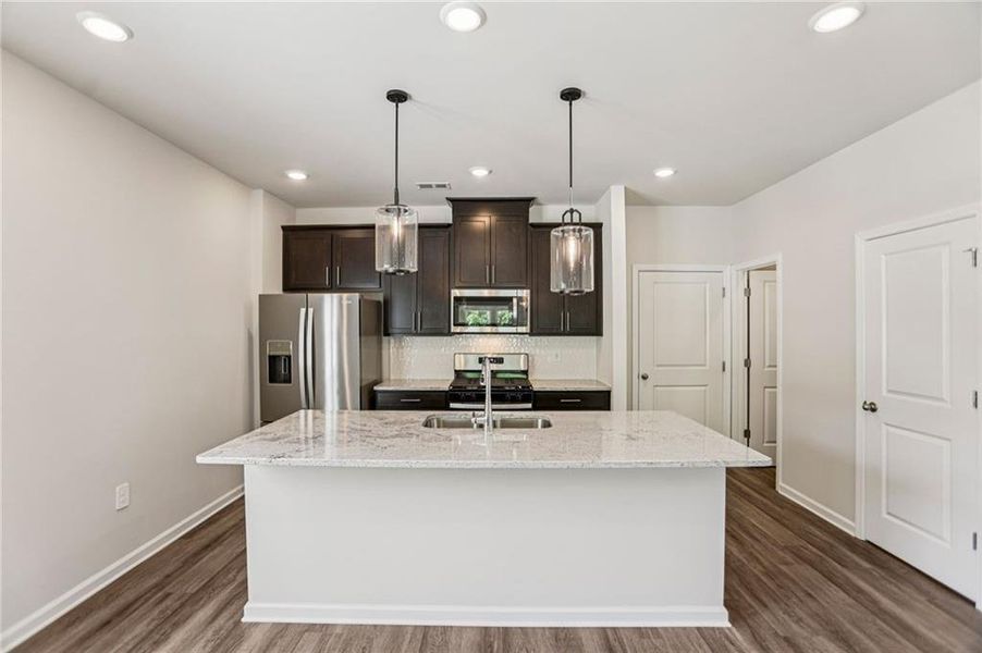 Furnished interior view inside a new home in Avalon - Vista Series, Conyers (Image 8).