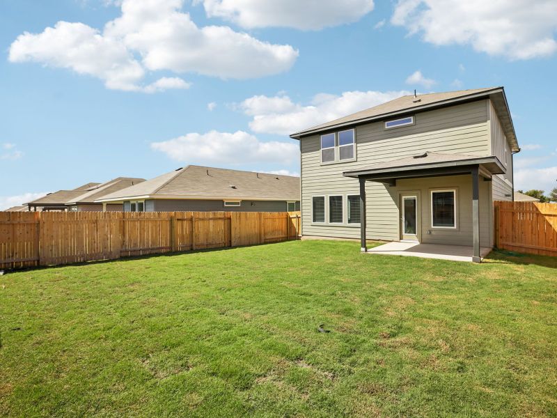 Exterior details and patio area of a home in Travena - Americana Collection, Georgetown (Image 3).