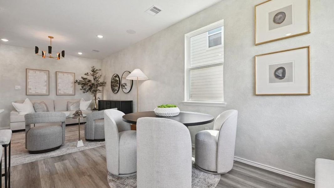 Representative furnished interior of a home built from the Dillon by D.R. Horton in The Villas at Legacy Park, Houston (Image 9). Representative furnished interior of a home built from the Dillon by D.R. Horton in The Villas at Legacy Park, Houston (Image 9).
