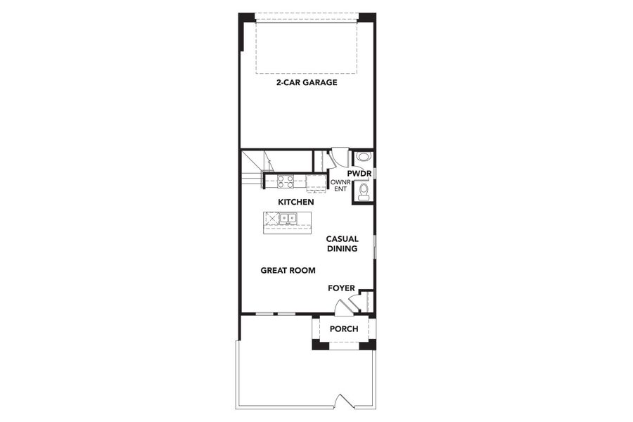 2D floor plan layout of this home in Surprise City Center, Surprise, AZ (Image 4).