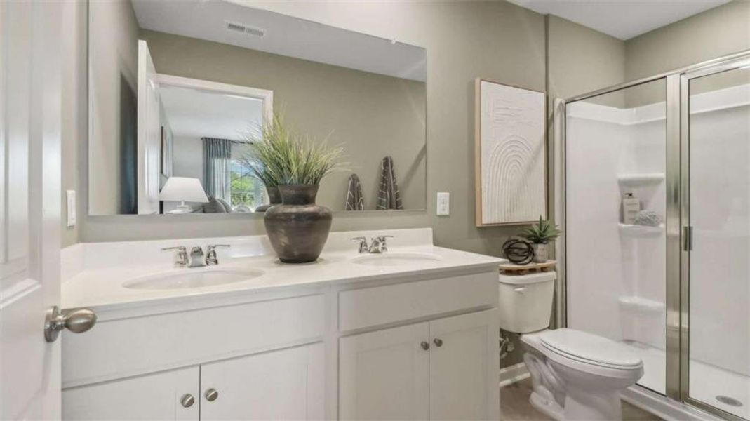 Furnished interior view inside a new home in Wellington Park, Lithonia (Image 16).