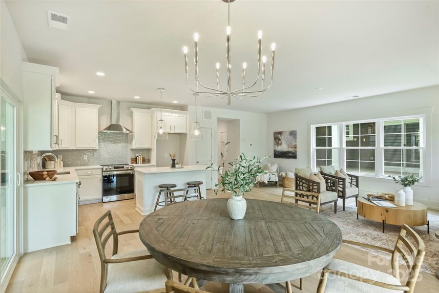 Furnished interior view inside a new home in , Charlotte (Image 17). Furnished interior view inside a new home in , Charlotte (Image 17).