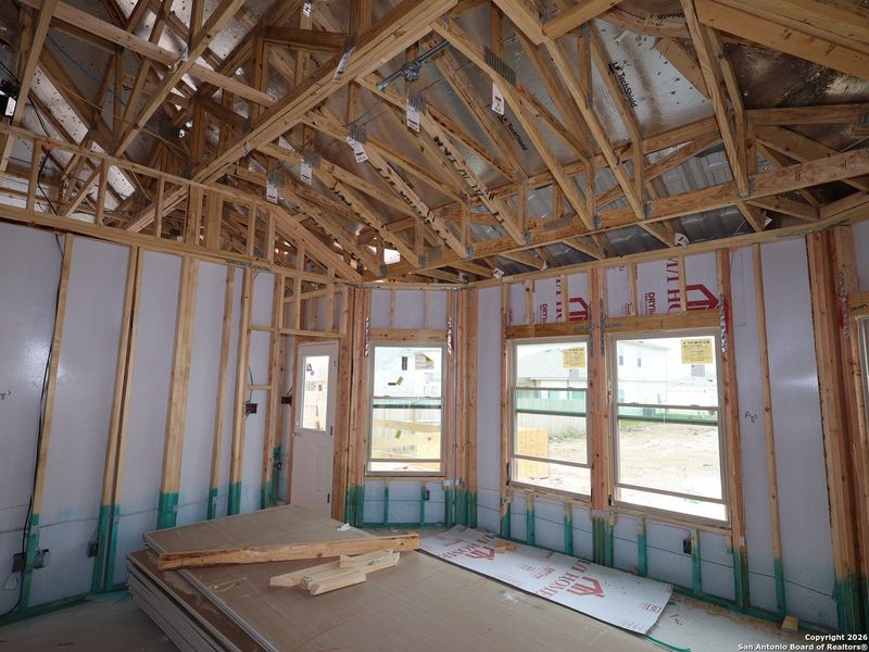 In-progress construction of a new home in Meadows at Clear Springs, New Braunfels, TX (Image 25).