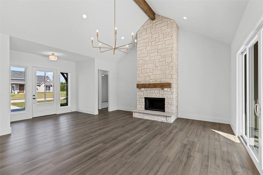 Furnished interior view inside a new home in , Caddo Mills (Image 7).