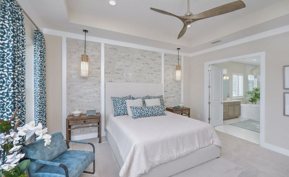 Furnished interior view inside a new home in Amelia National, Fernandina Beach (Image 7).