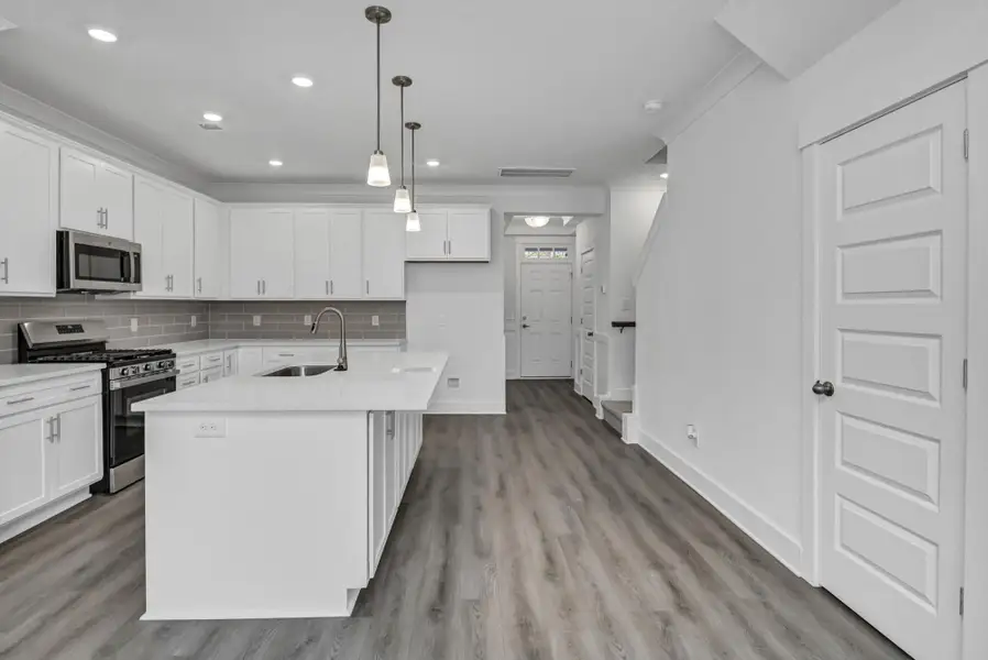 Furnished interior view inside a new home in Lake Carolina Townhomes, Columbia (Image 10).