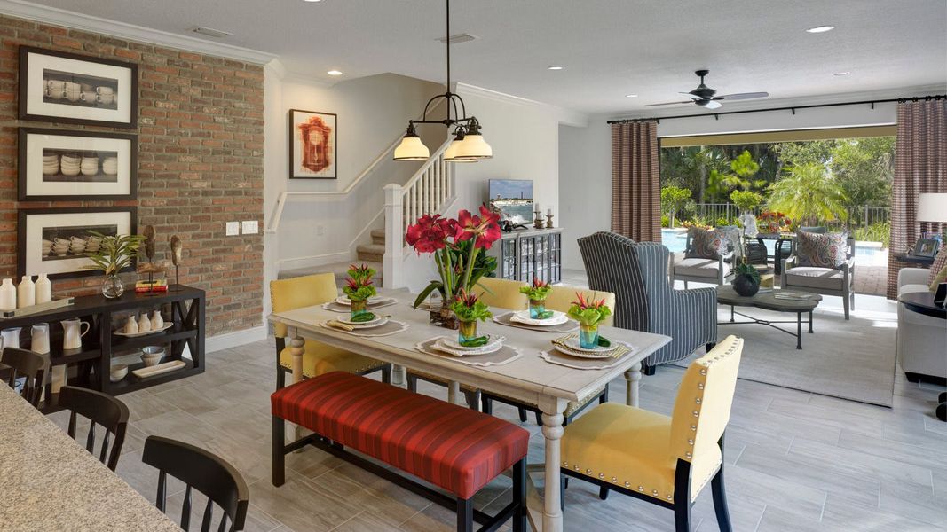 Representative furnished interior of a home built from the Laurel 2 by Neal Communities in Windward Real Estate and Homes for Sale in Sarasota, FL - Neal Communities, Sarasota (Image 9).