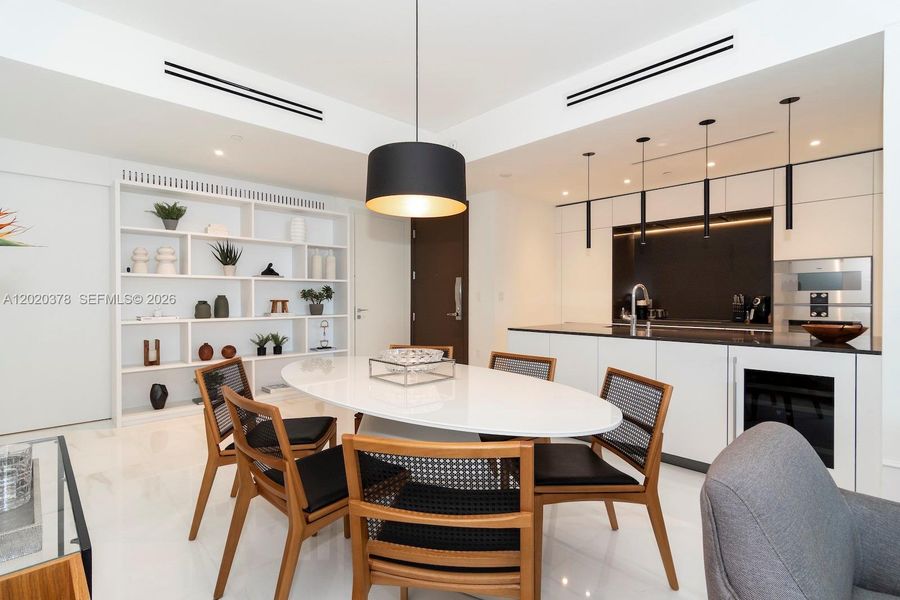 Furnished interior view inside a new home in , Miami (Image 24).