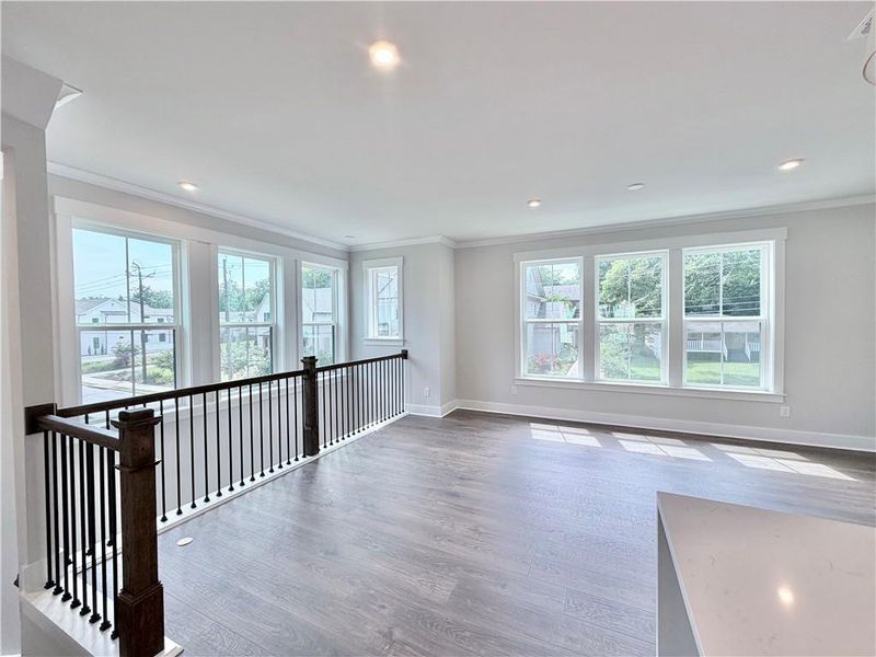 Spacious, unfurnished interior of a new home in The Groves at Myrtle, Roswell (Image 17).