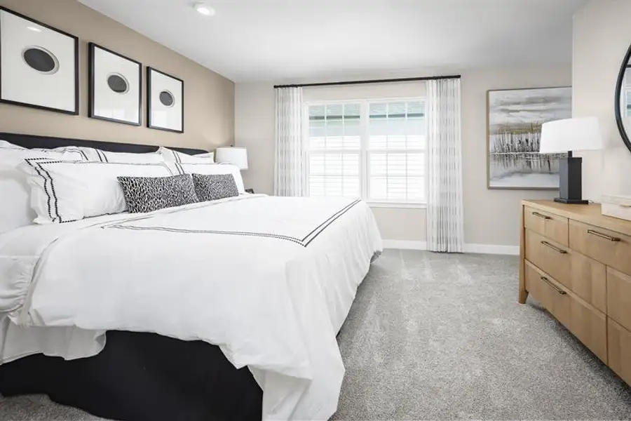 Representative furnished interior of a home built from the Greenwood by Ryan Homes in Windsor Estates, Walhalla (Image 14).