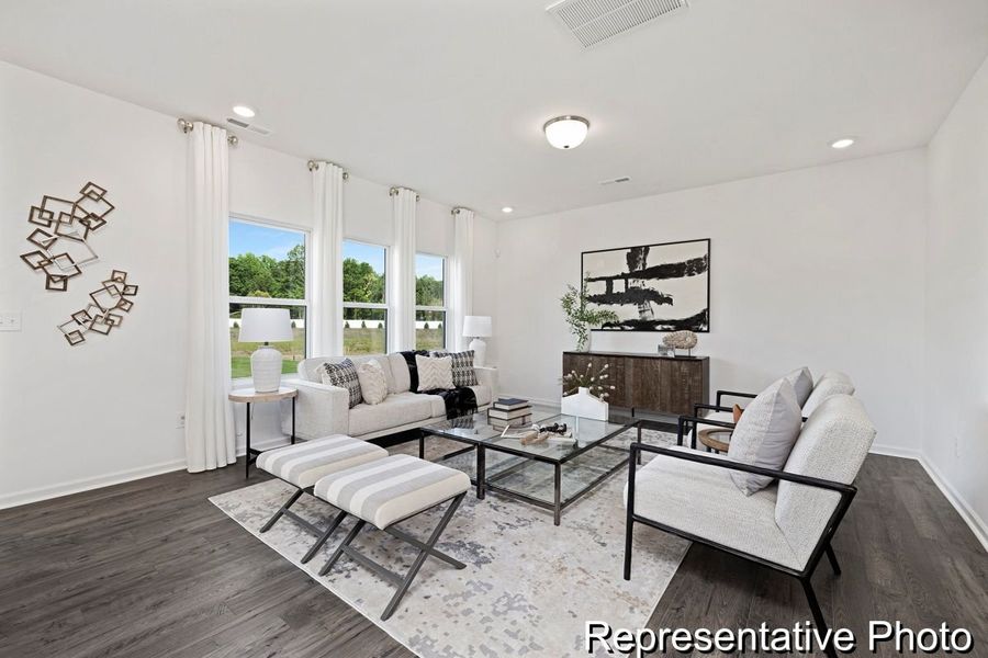 Furnished interior view inside a new home in Edgewater - Cottage Greens, Lancaster (Image 8).