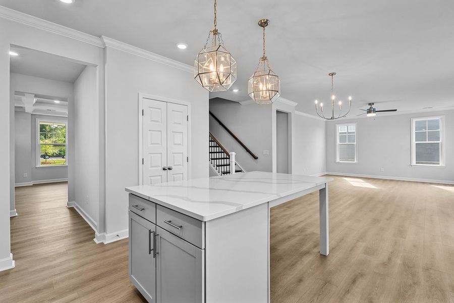 Furnished interior view inside a new home in Fieldstone, Lexington (Image 18). Furnished interior view inside a new home in Fieldstone, Lexington (Image 18).