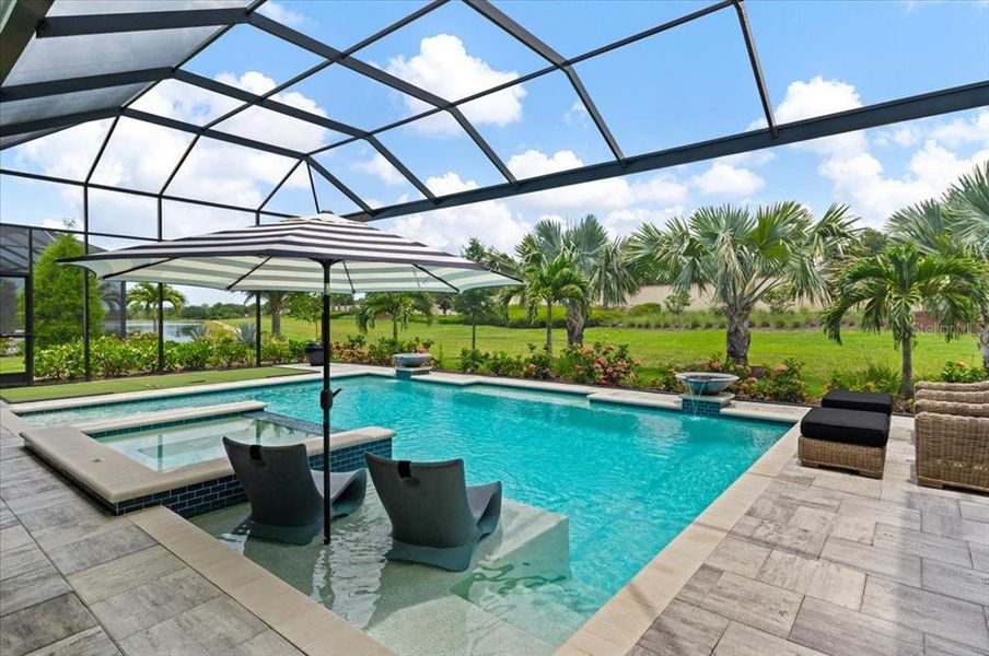 Exterior details and patio area of a home in , Lakewood Ranch (Image 43). Exterior details and patio area of a home in , Lakewood Ranch (Image 43).