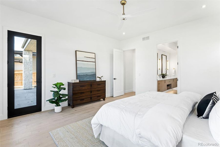 Furnished interior view inside a new home in , Denver (Image 35).