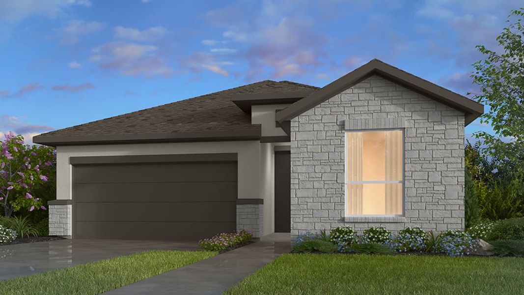 Representative exterior photo of a completed home built from the Sandpiper by Taylor Morrison in Nolina 45s, Georgetown, TX (Image 2).