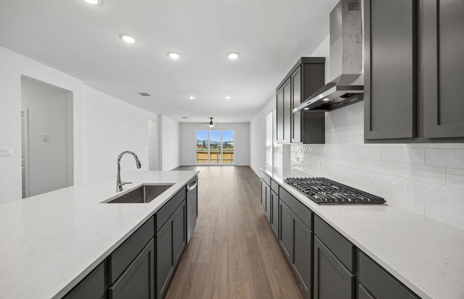 Furnished interior view inside a new home in Sunfield, Buda (Image 11).
