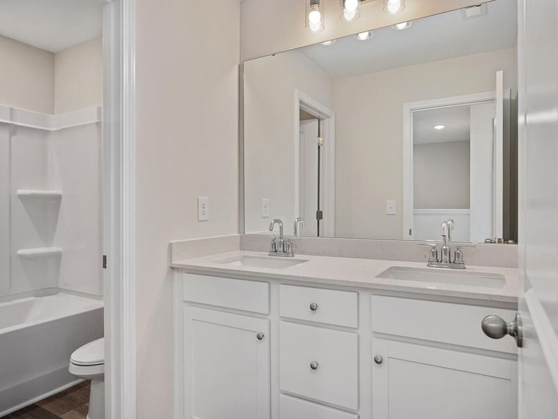 Furnished interior view inside a new home in Forestville Yard Townhomes, Knightdale (Image 9).