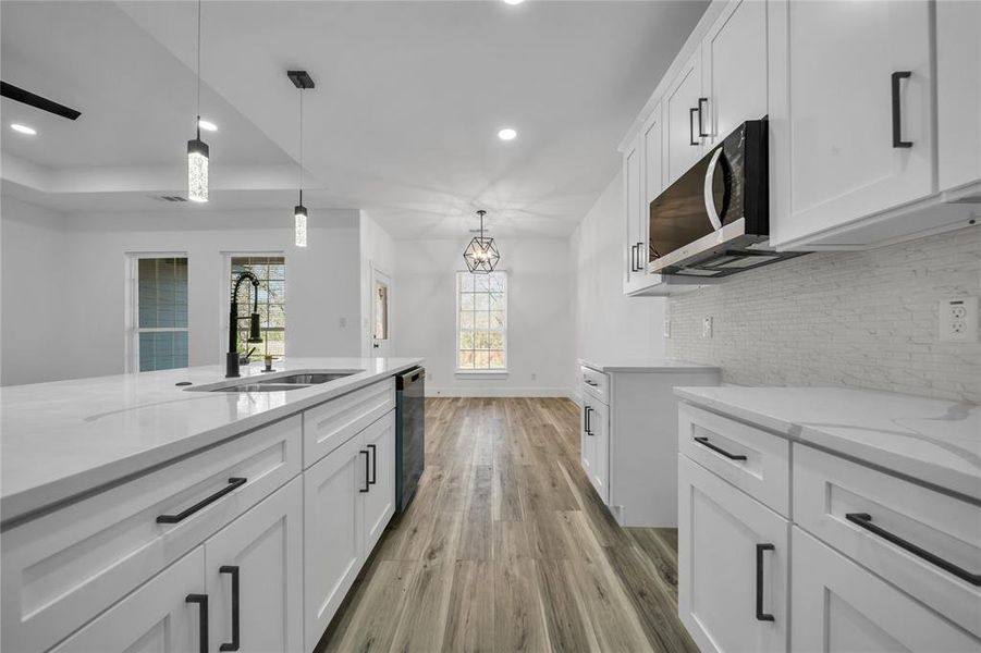 Furnished interior view inside a new home in , Dallas (Image 6). Furnished interior view inside a new home in , Dallas (Image 6).