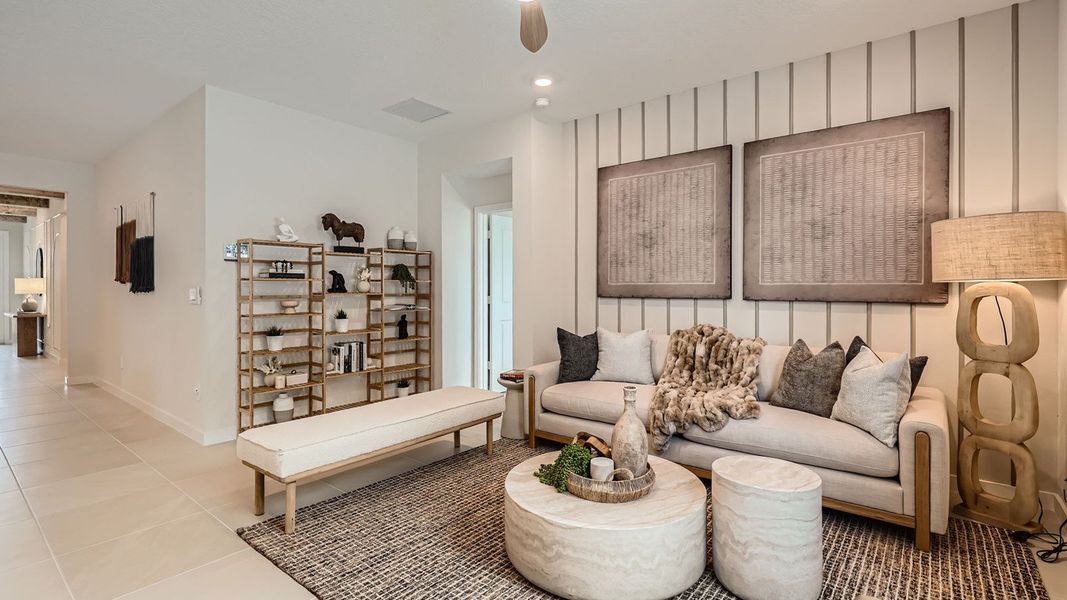 Furnished interior view inside a new home in Sandpiper Square, Stuart (Image 9).