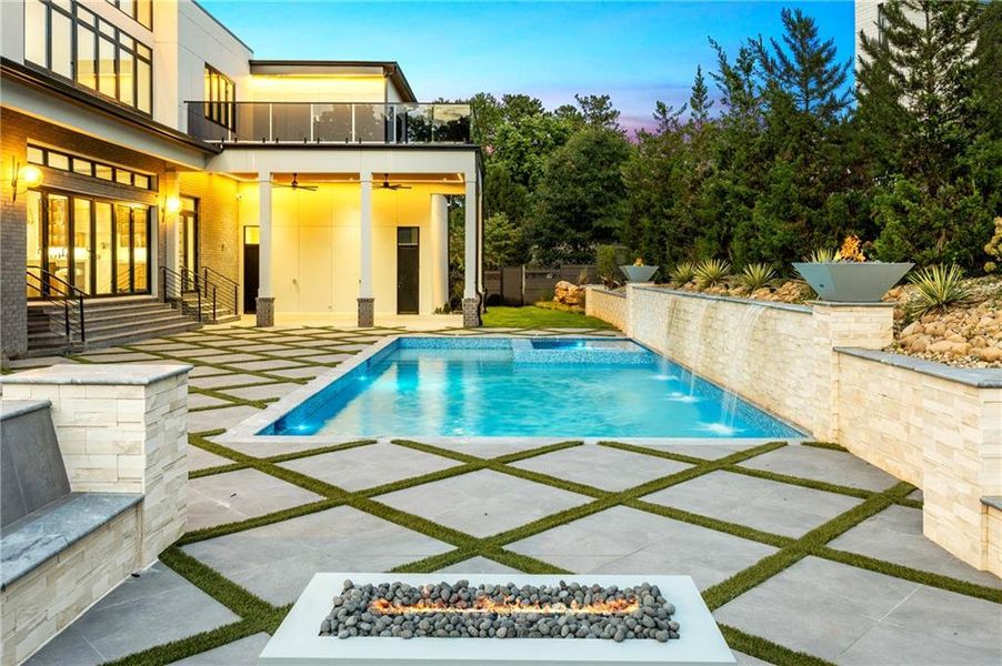 Front exterior of a new home in , Marietta, GA, highlighting curb appeal (Image 24).