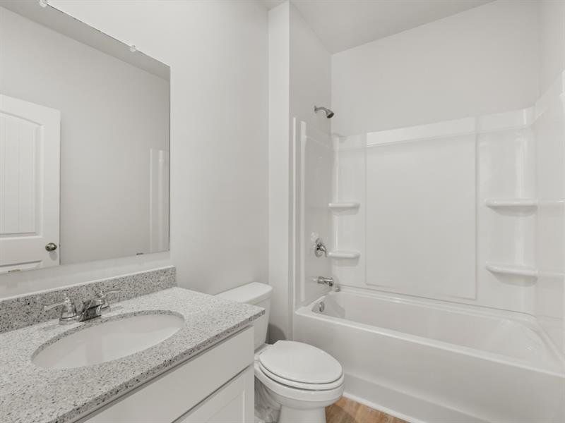 Furnished interior view inside a new home in Hamptons at Riverwood South, Dallas (Image 12).