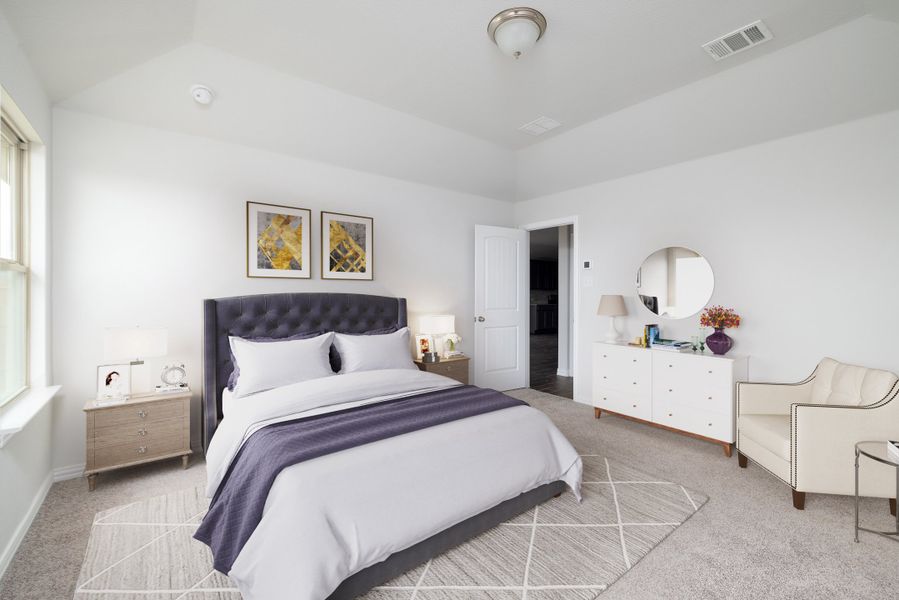 Representative furnished interior of a home built from the Brooks by Beazer Homes in Whitewing Trails: Meadows 50', Princeton (Image 9). Representative furnished interior of a home built from the Brooks by Beazer Homes in Whitewing Trails: Meadows 50', Princeton (Image 9).