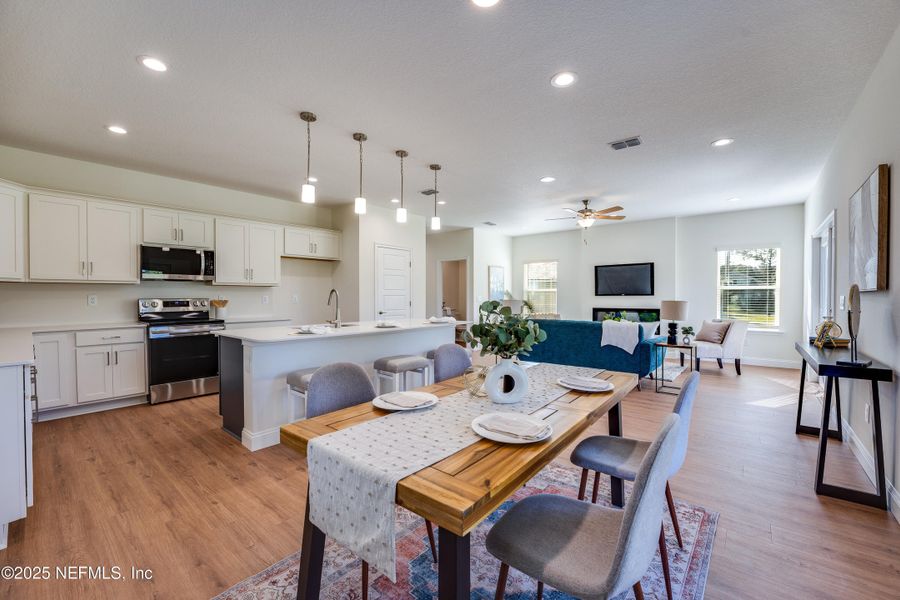 Furnished interior view inside a new home in , Jacksonville (Image 32).